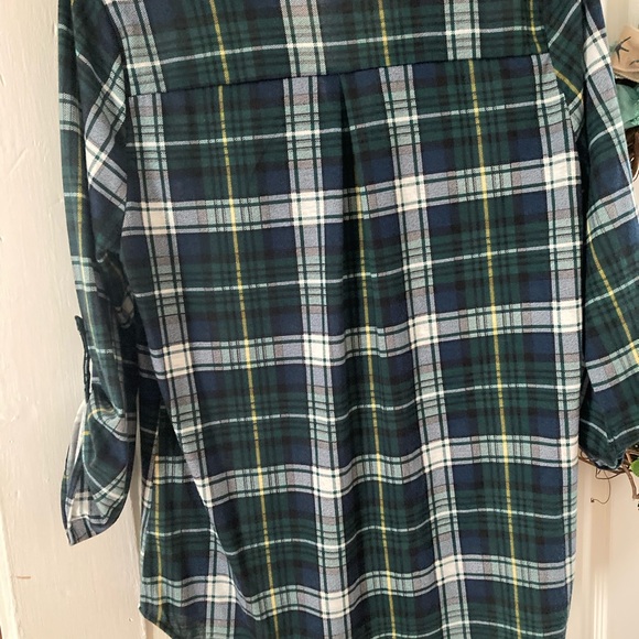 Always Indigo Plaid Shirt - Picture 10 of 11